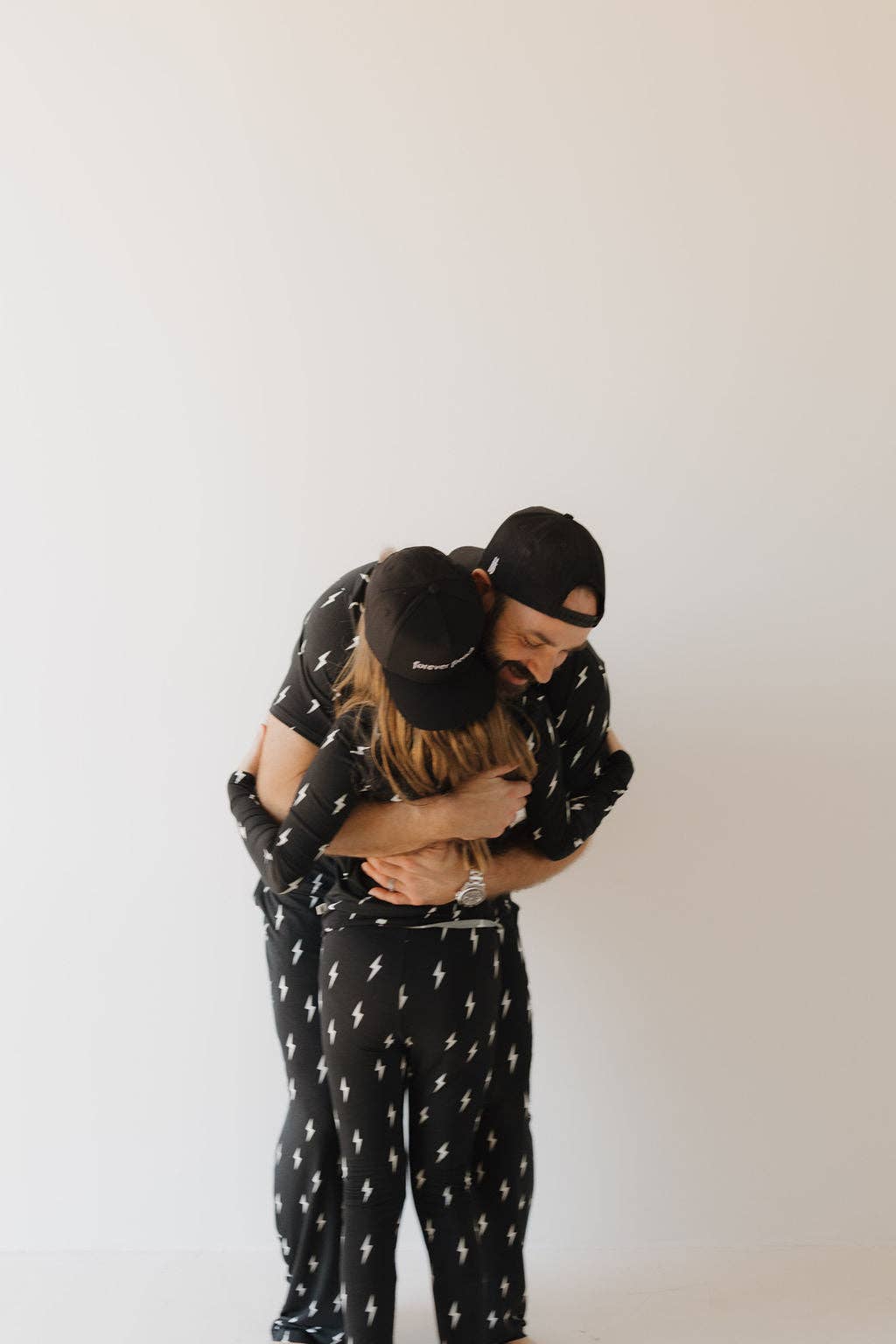 Bamboo Two Piece Pajamas | Midnight Lightning Bolt