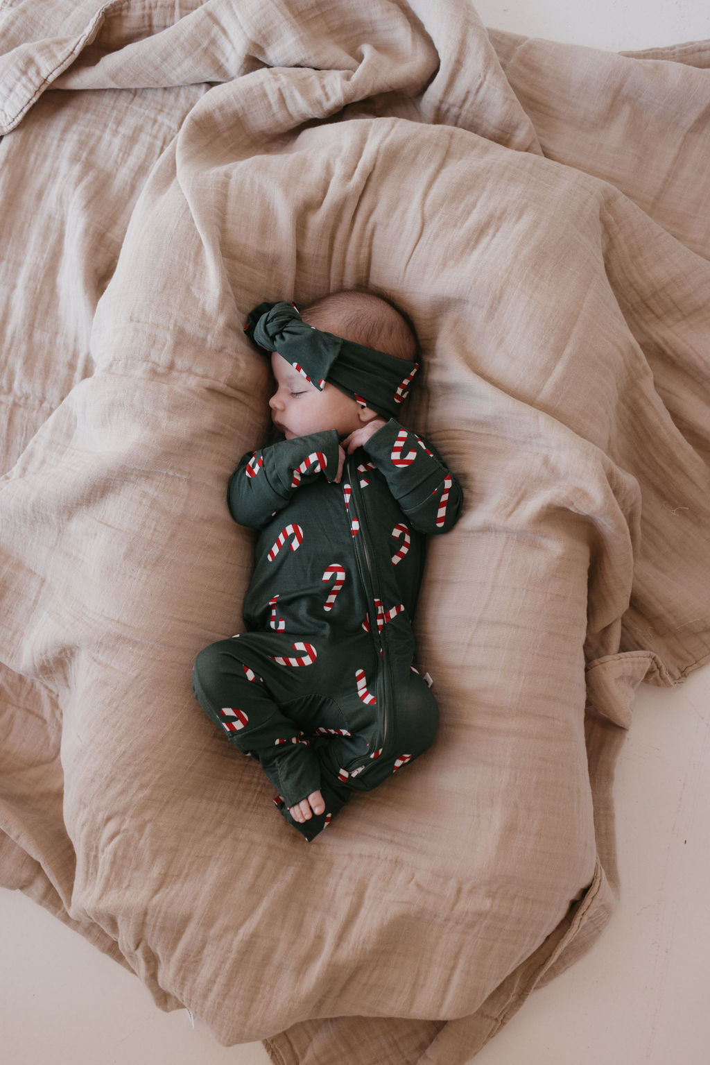 Bamboo Zip Pajamas | Candy Cane Lane 2024