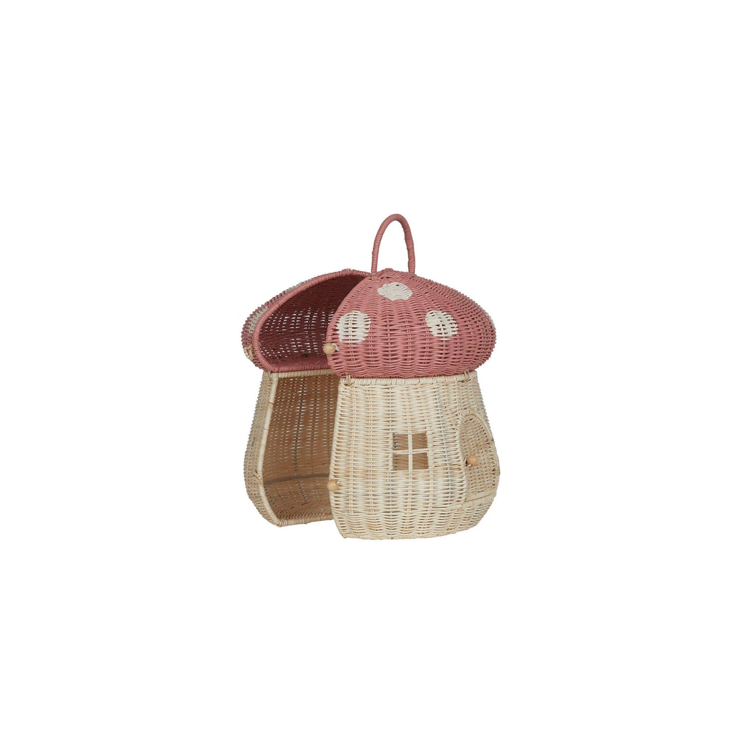 Rattan Mushroom Doll Houses