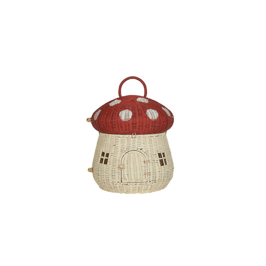 Rattan Mushroom Doll Houses