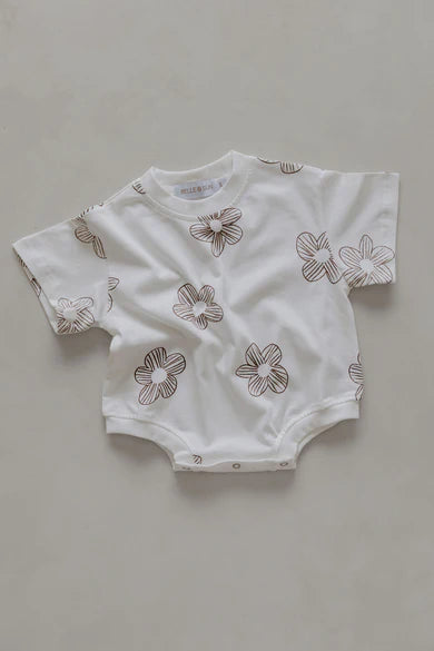 Belle & Sun Romper | Cacao Flower