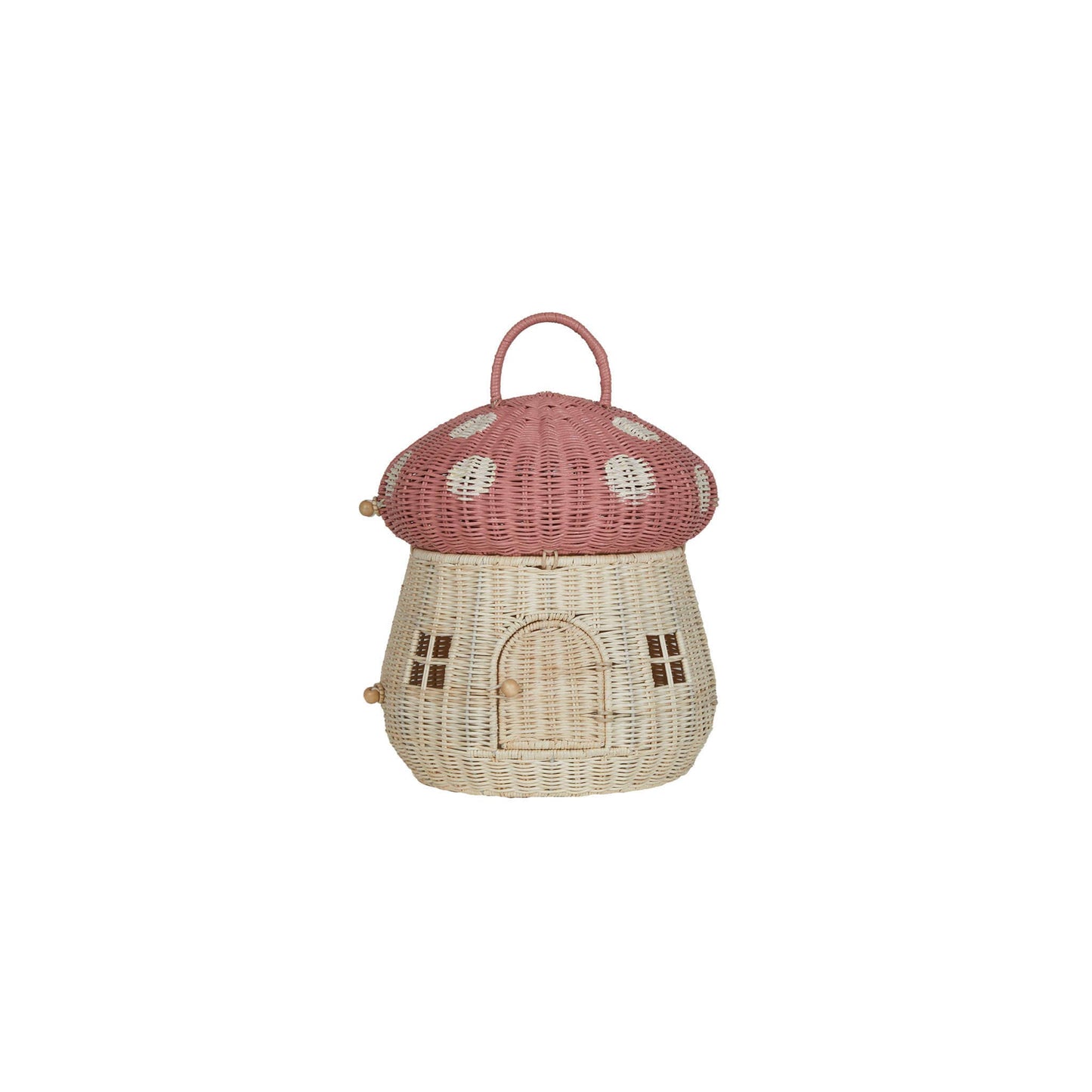Rattan Mushroom Doll Houses