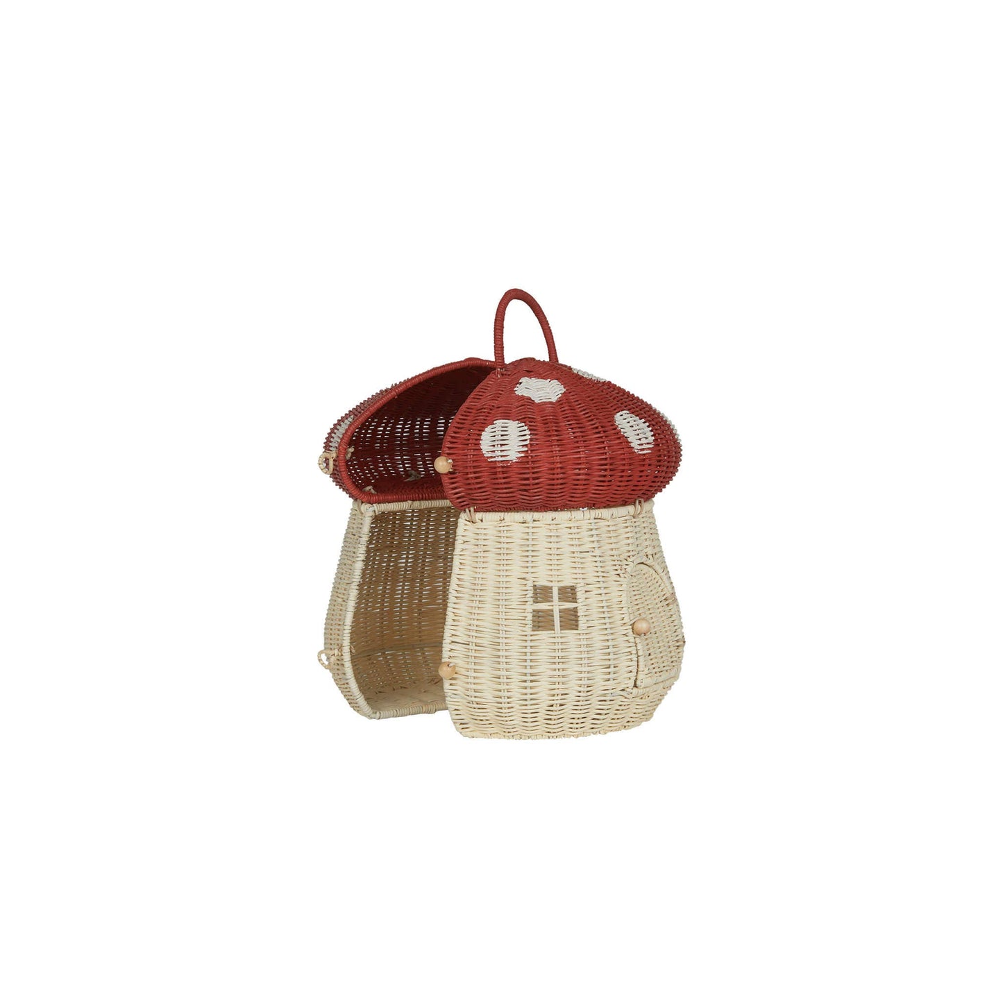 Rattan Mushroom Doll Houses