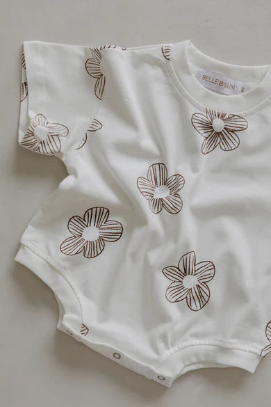 Belle & Sun Romper | Cacao Flower