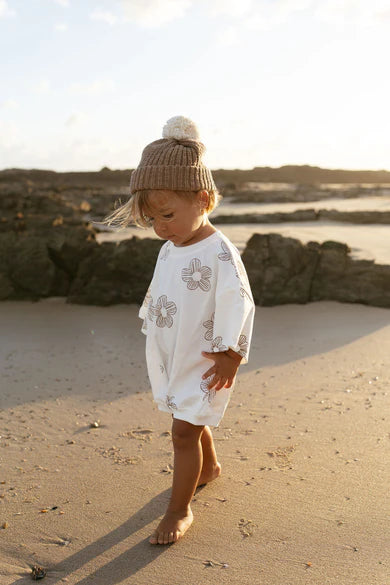 Belle & Sun Romper | Cacao Flower