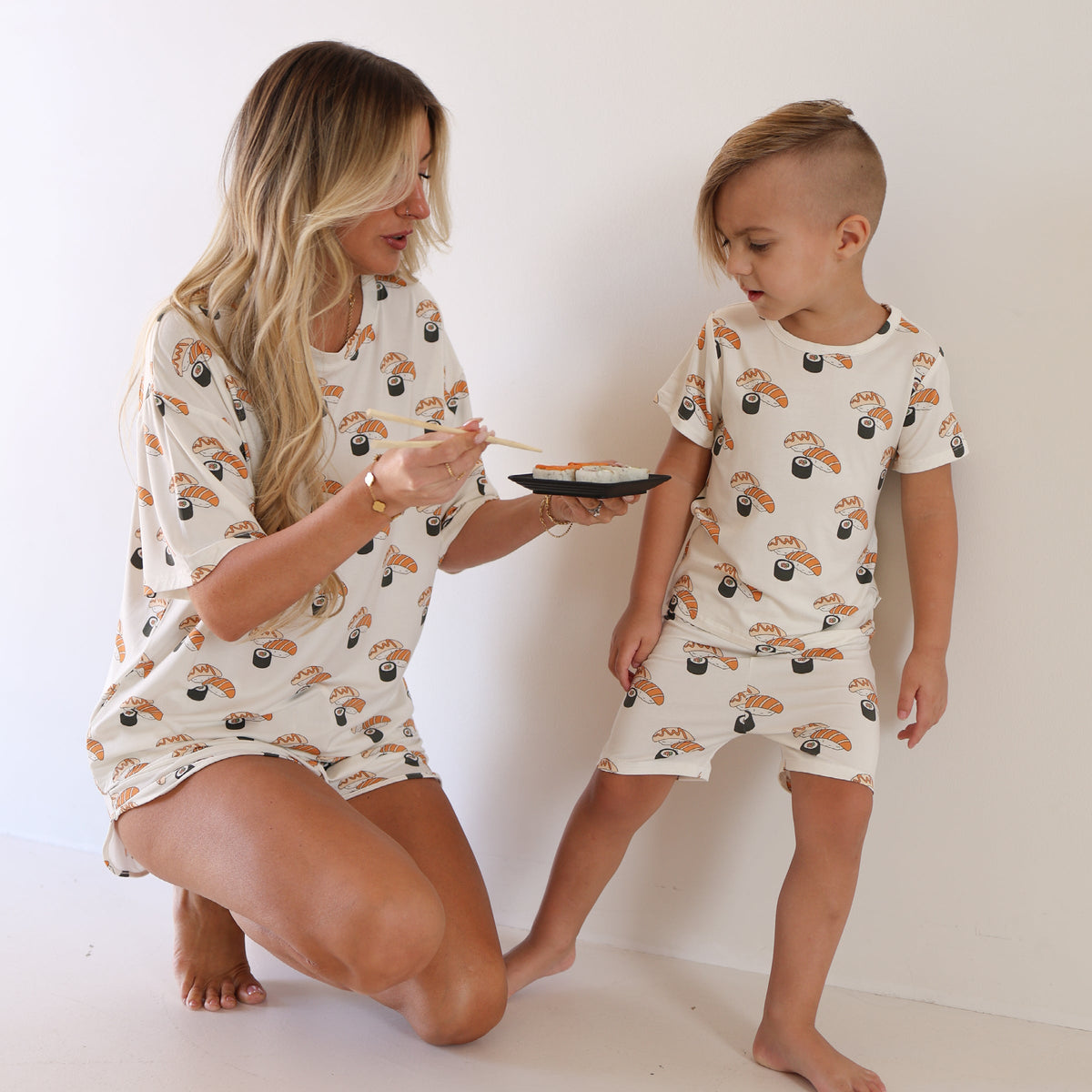 Women's Bamboo Short Set | Sushi
