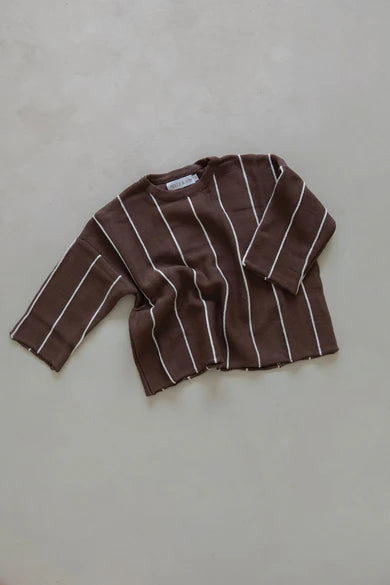 Belle & Sun Sweater | Cacao Stripe