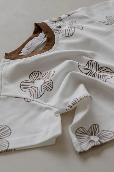 Belle & Sun Tee | Cacao Flower